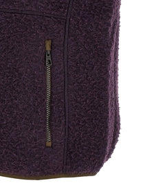 Moncler Casentino Woven Vest Purple