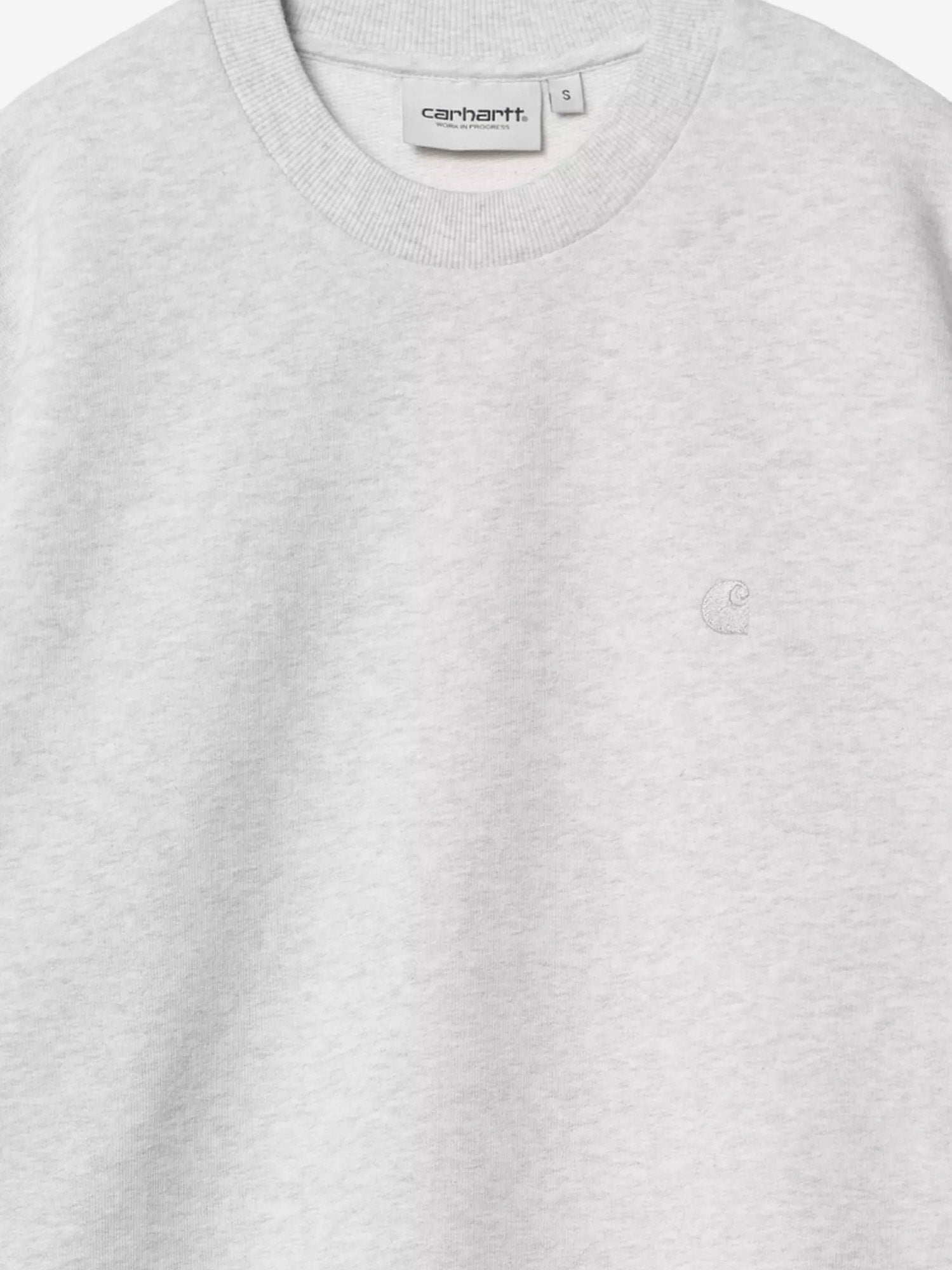 Carhartt Wip Women's Casey Cotton Sweatshirt Silver