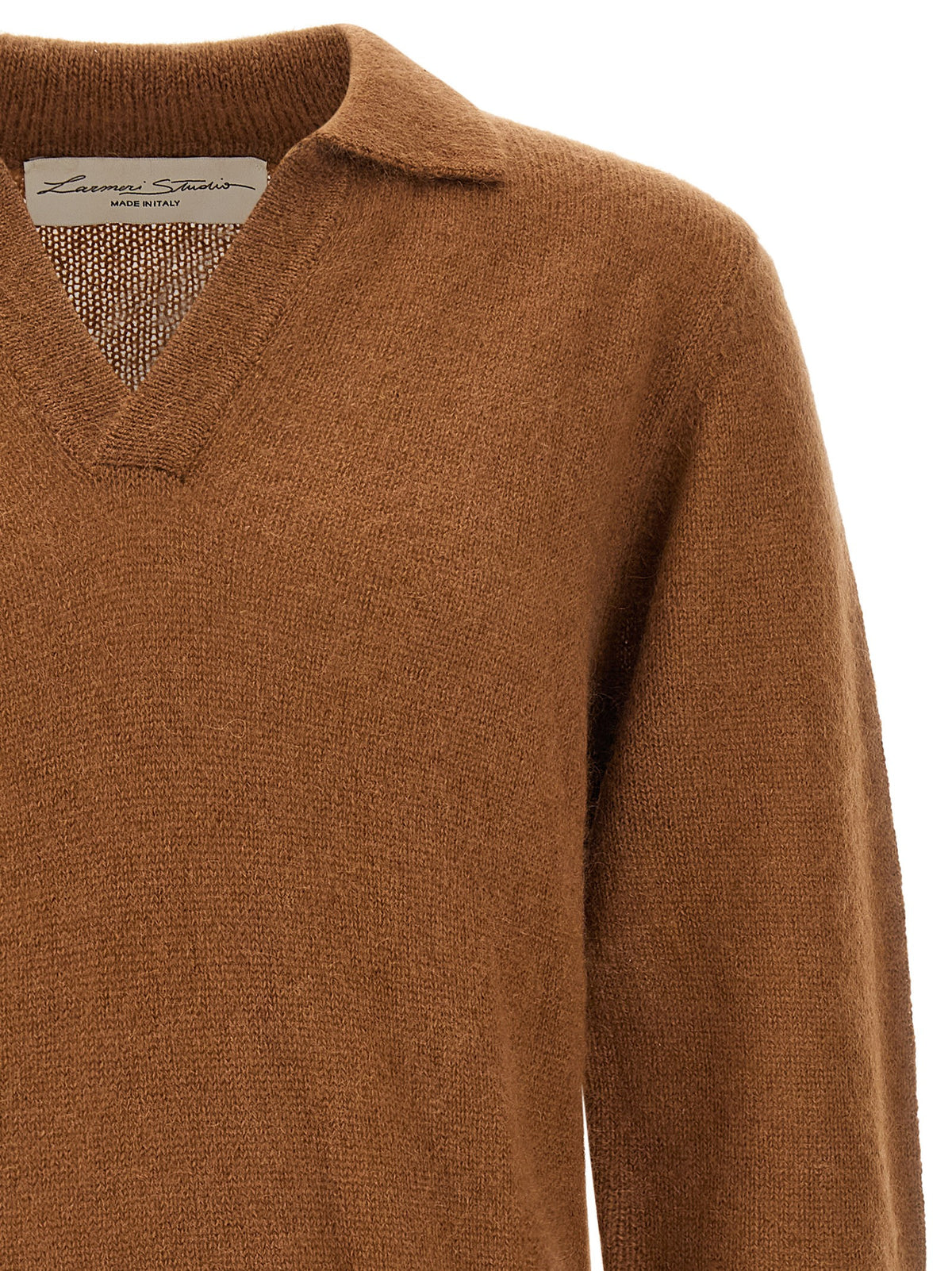 Larmeri Studio Cash Polo Shirt Brown