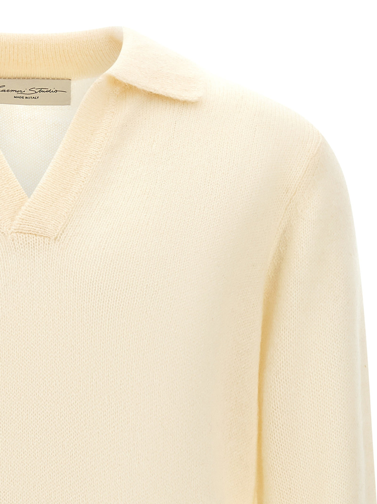 Larmeri Studio Cash Polo Shirt White