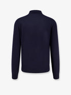 Brunello Cucinelli Men's Cashmere and Cotton Polo Shirt Grey, view 5