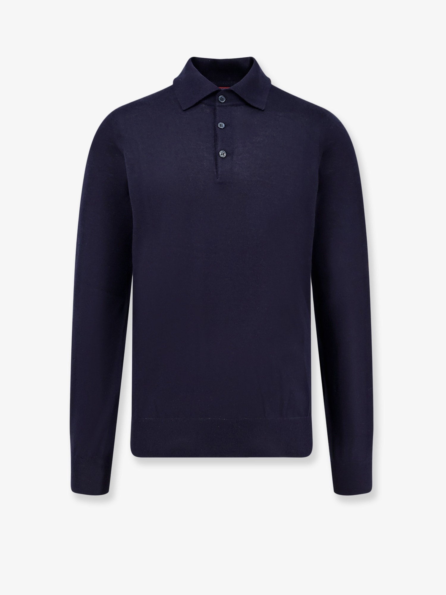 Brunello Cucinelli Men's Cashmere and Cotton Polo Shirt Grey