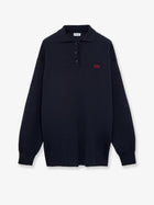 Loewe Women's Cashmere and Silk Blend Sweater Blue