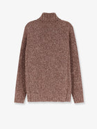 Brunello Cucinelli Men's Cashmere and Silk Blend Turtleneck Castagna