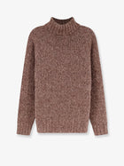 Brunello Cucinelli Men's Cashmere and Silk Blend Turtleneck Castagna