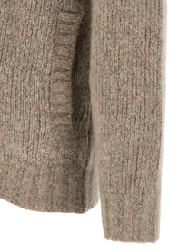 Brunello Cucinelli Cashmere and Silk Cardigan Beige