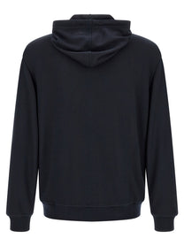 Brunello Cucinelli Cashmere and Silk Hoodie Blue
