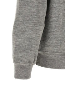 Brunello Cucinelli Cashmere and Silk Hoodie Grey