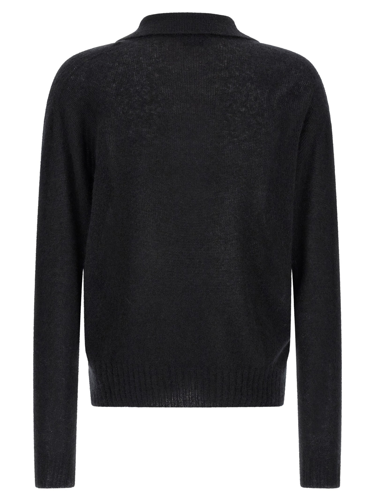 Tom Ford Cashmere and Silk Polo Shirt Black