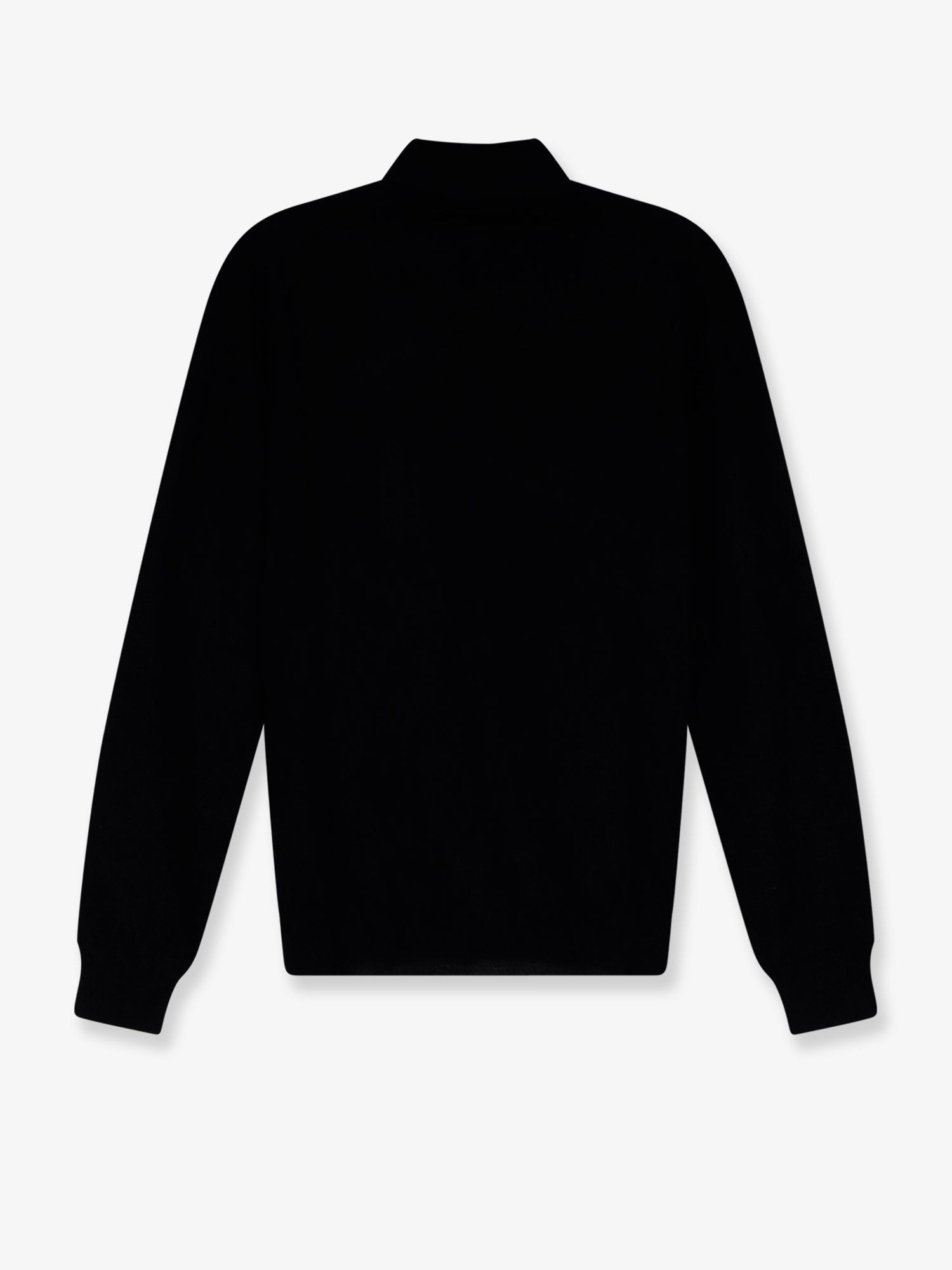 Brunello Cucinelli Men's Cashmere and Silk Polo Shirt Black