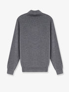 Brunello Cucinelli Men's Cashmere and Silk Polo Shirt Grey, view 2