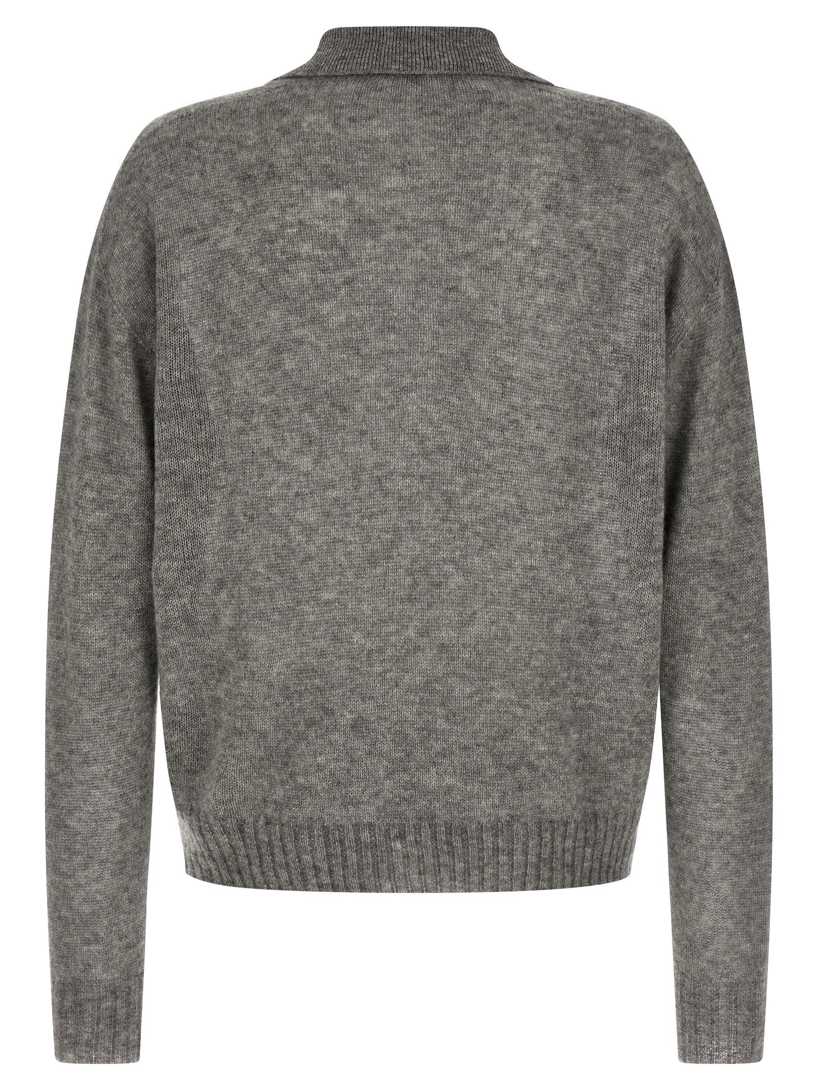 Tom Ford Cashmere and Silk Polo Shirt Grey