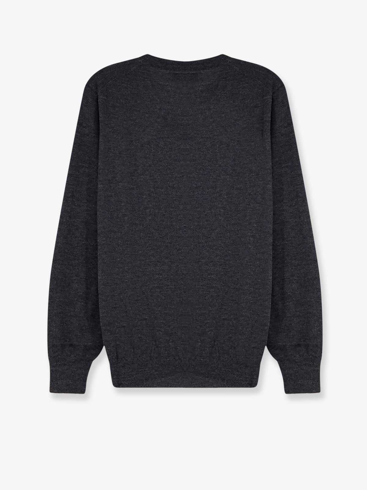 Brunello Cucinelli Men's Cashmere and Silk Sweater Grey, view 2
