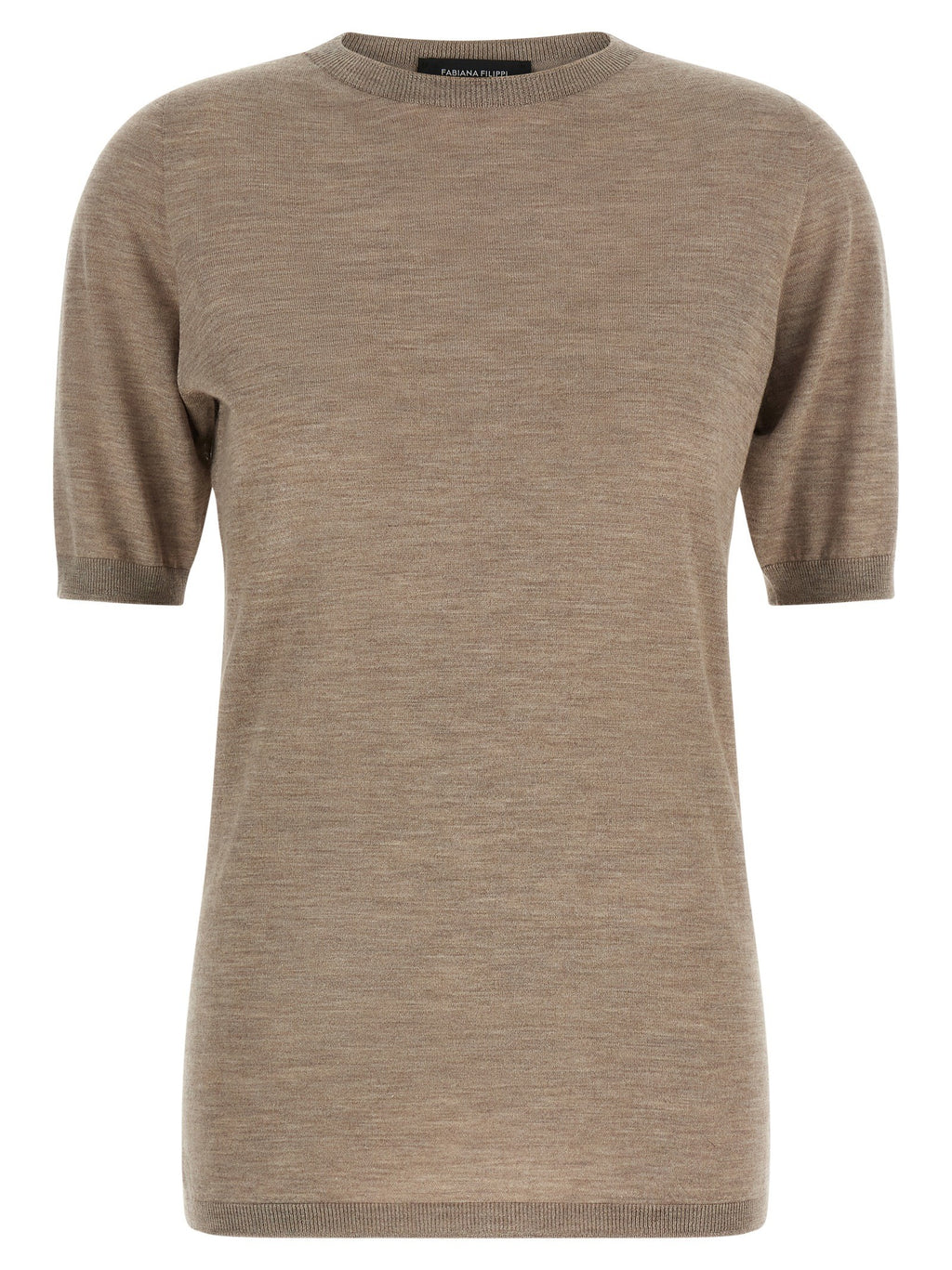 Fabiana Filippi Cashmere and Silk Sweater Beige