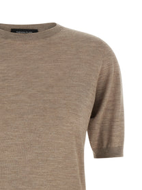 Fabiana Filippi Cashmere and Silk Sweater Beige