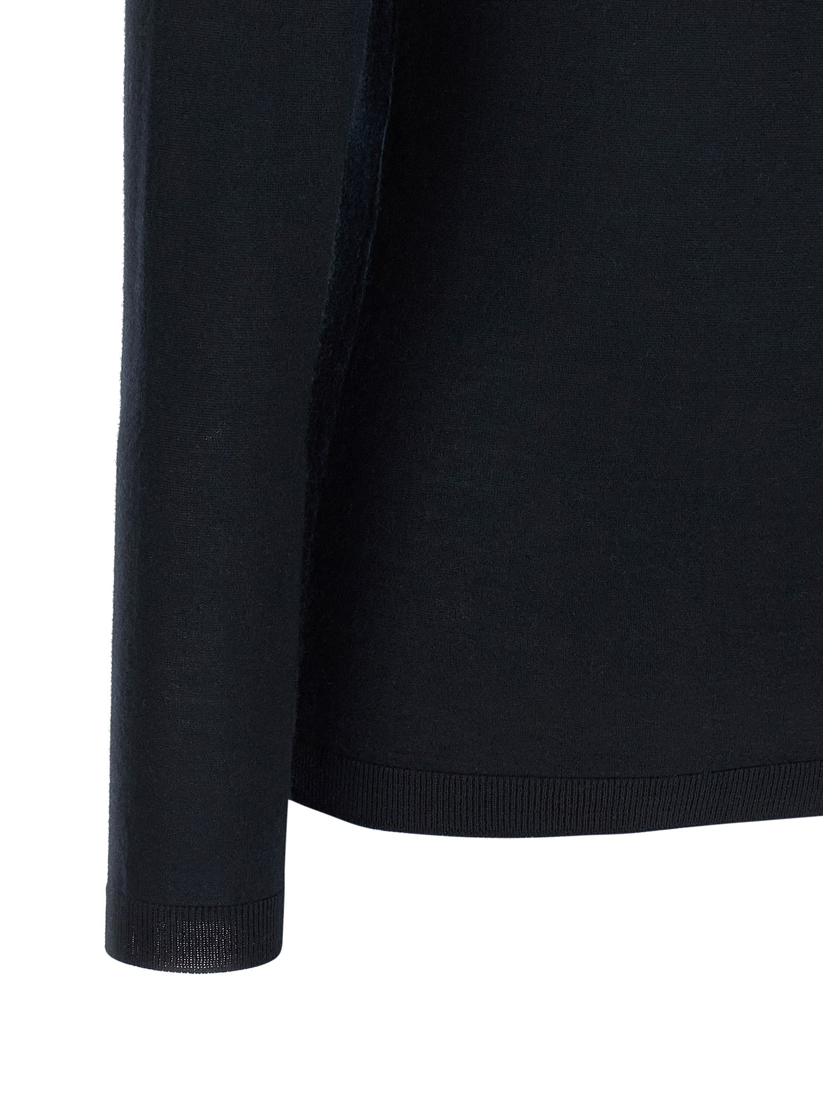 Fabiana Filippi Cashmere and Silk Turtleneck Sweater Blue