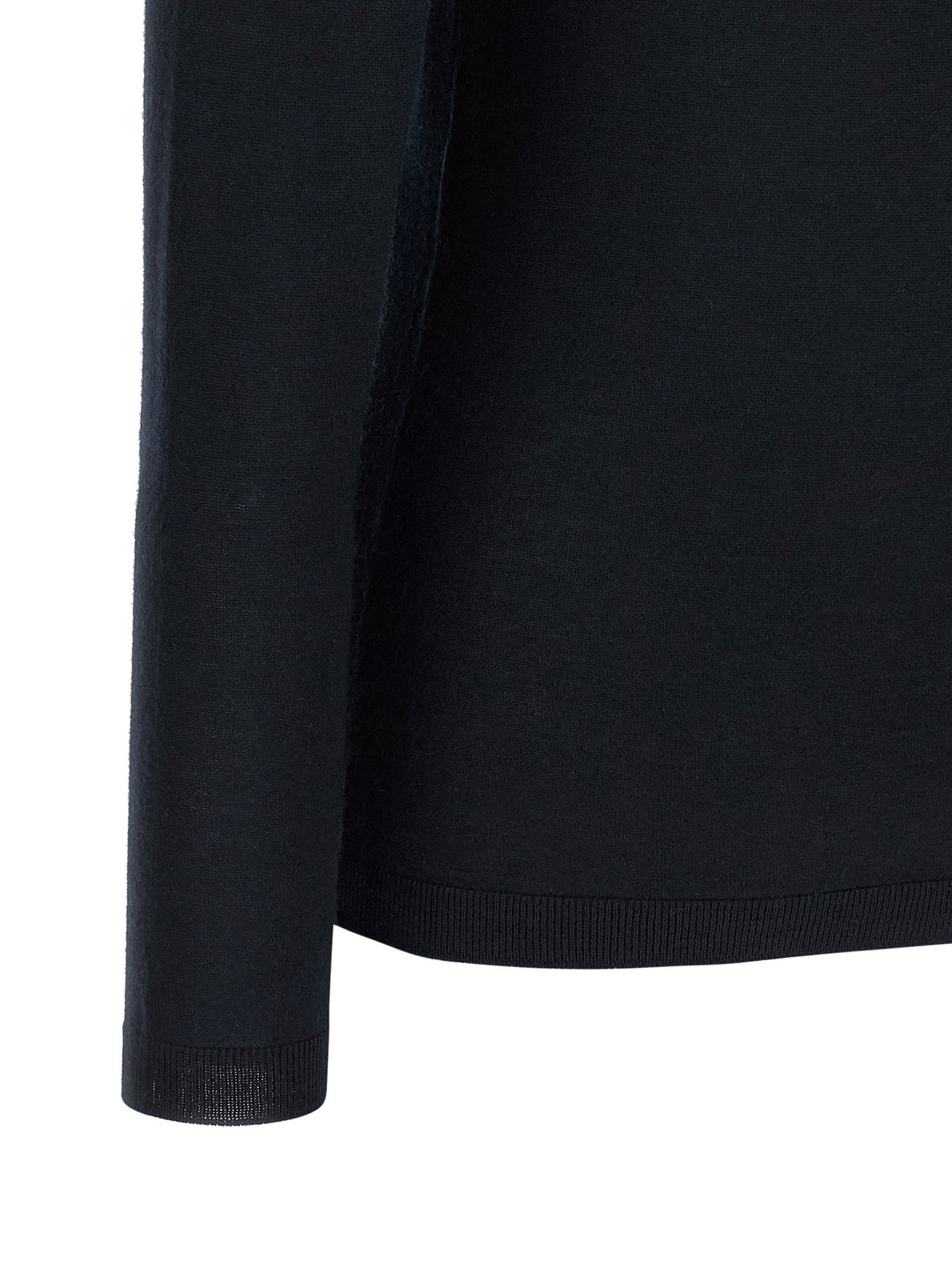 Fabiana Filippi Cashmere and Silk Turtleneck Sweater Blue, view 4