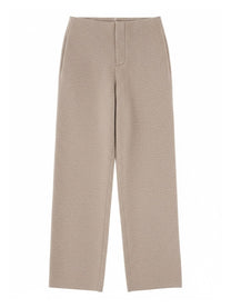 Max Mara Women's Cashmere and Wool Fleece Pants Beige
