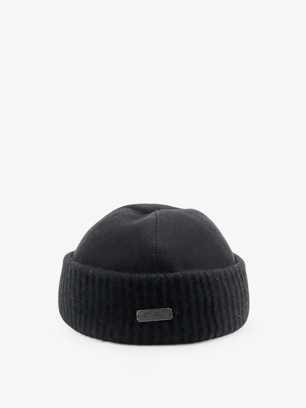 Loro Piana Men's Cashmere Beanie Hat Black