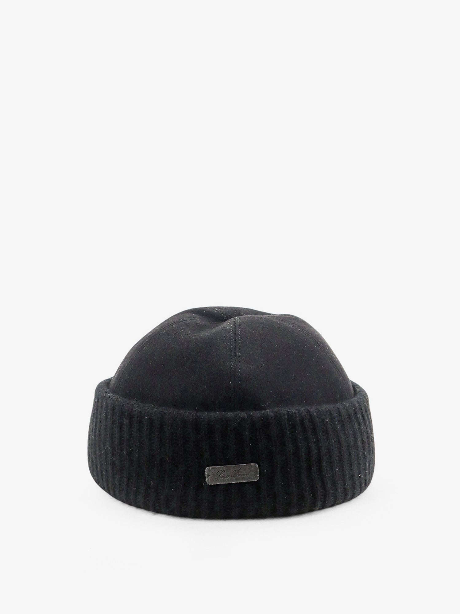 Loro Piana Men's Cashmere Beanie Hat Black
