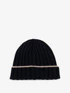 Brunello Cucinelli Men's Cashmere Beanie Black, view 2