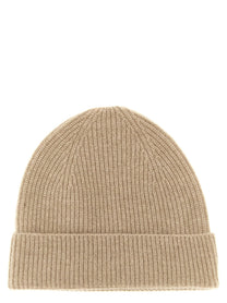 Ballantyne Cashmere Beanie Beige