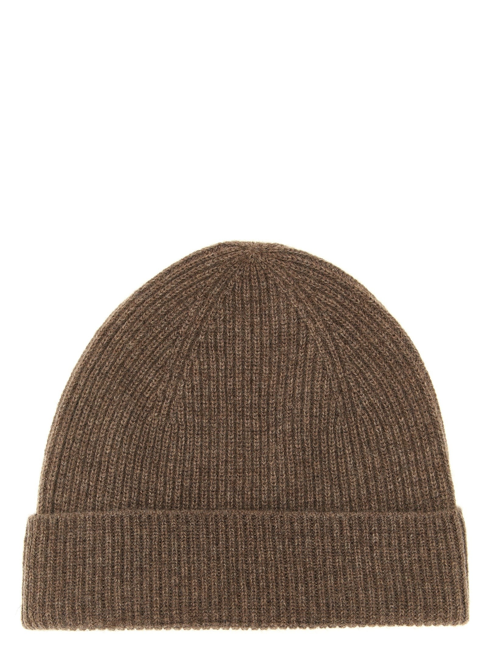 Ballantyne Cashmere Beanie Brown