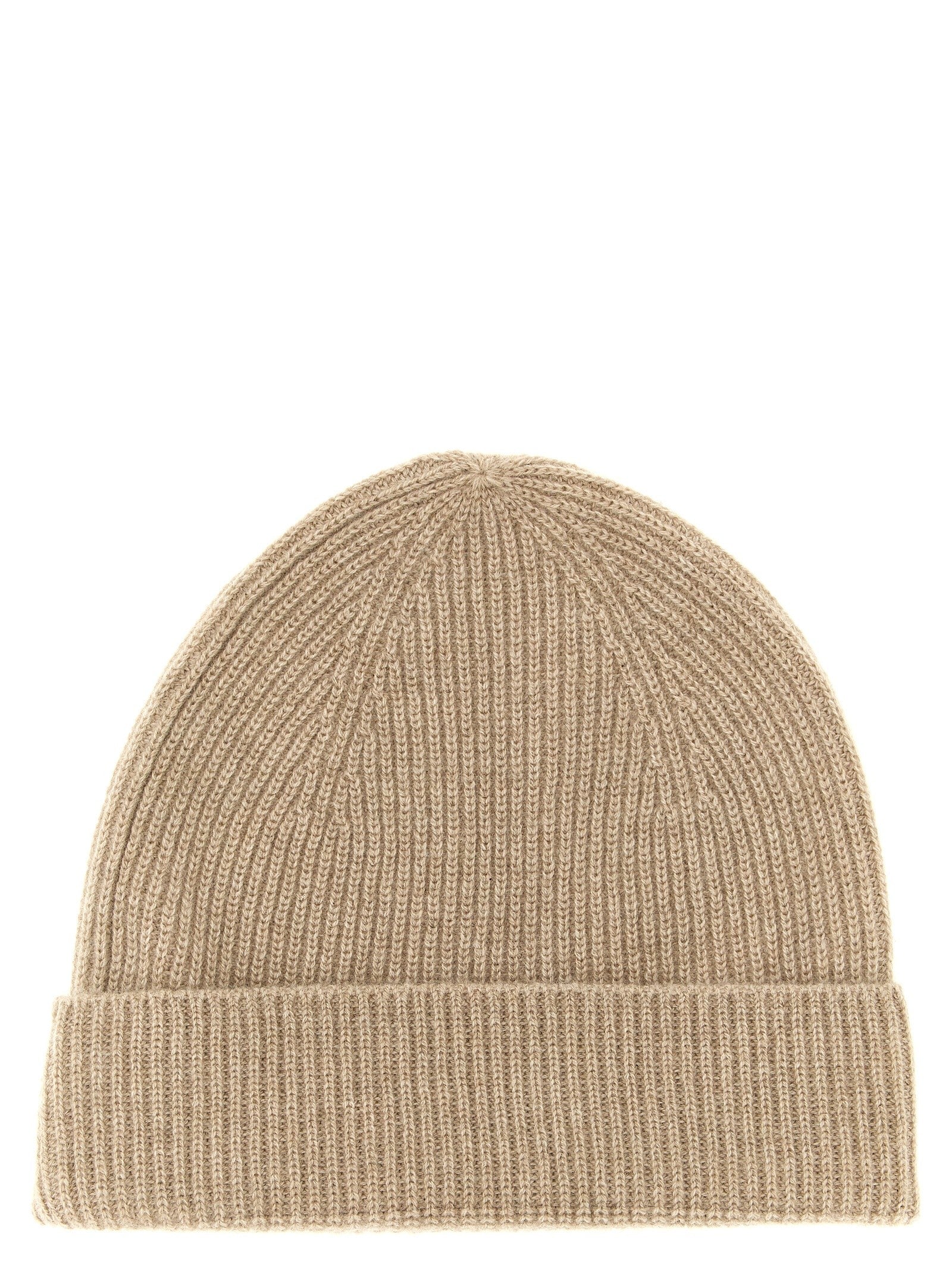 Ballantyne Cashmere Beanie Beige