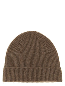 Ballantyne Cashmere Beanie Brown
