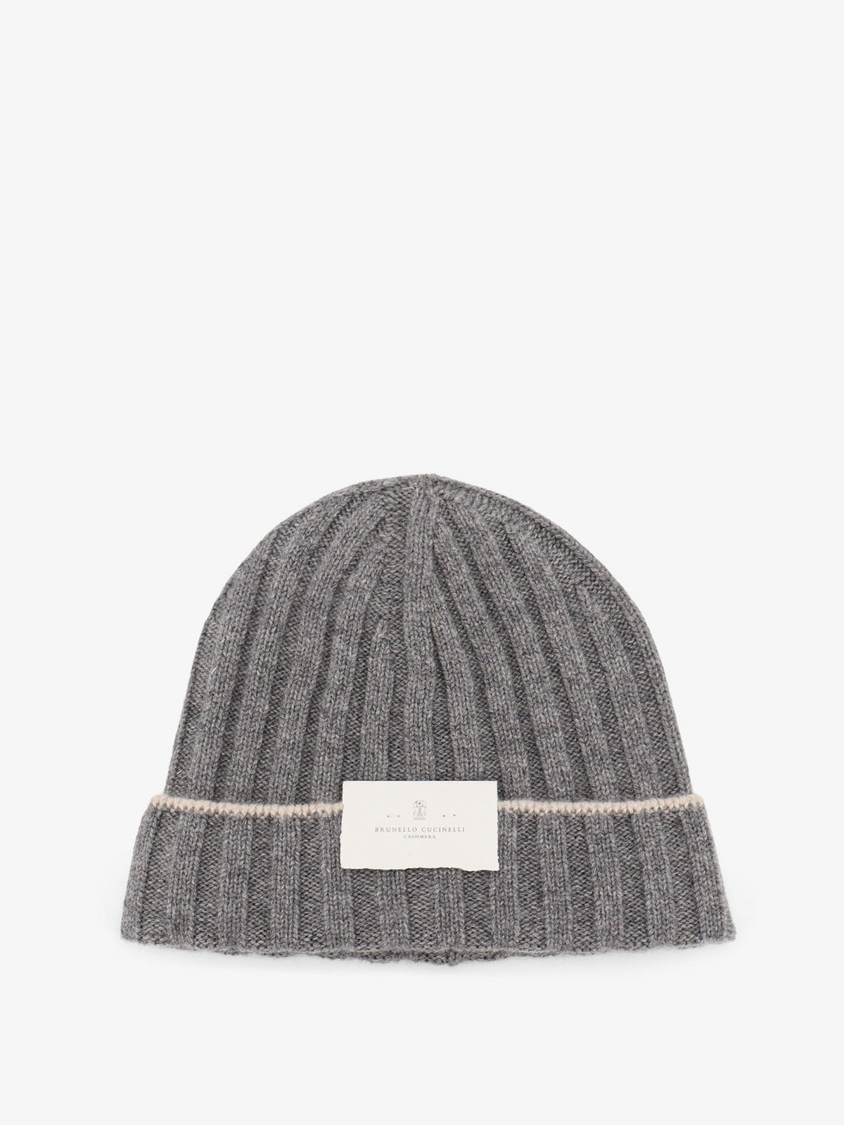 Brunello Cucinelli Men's Cashmere Beanie Grey