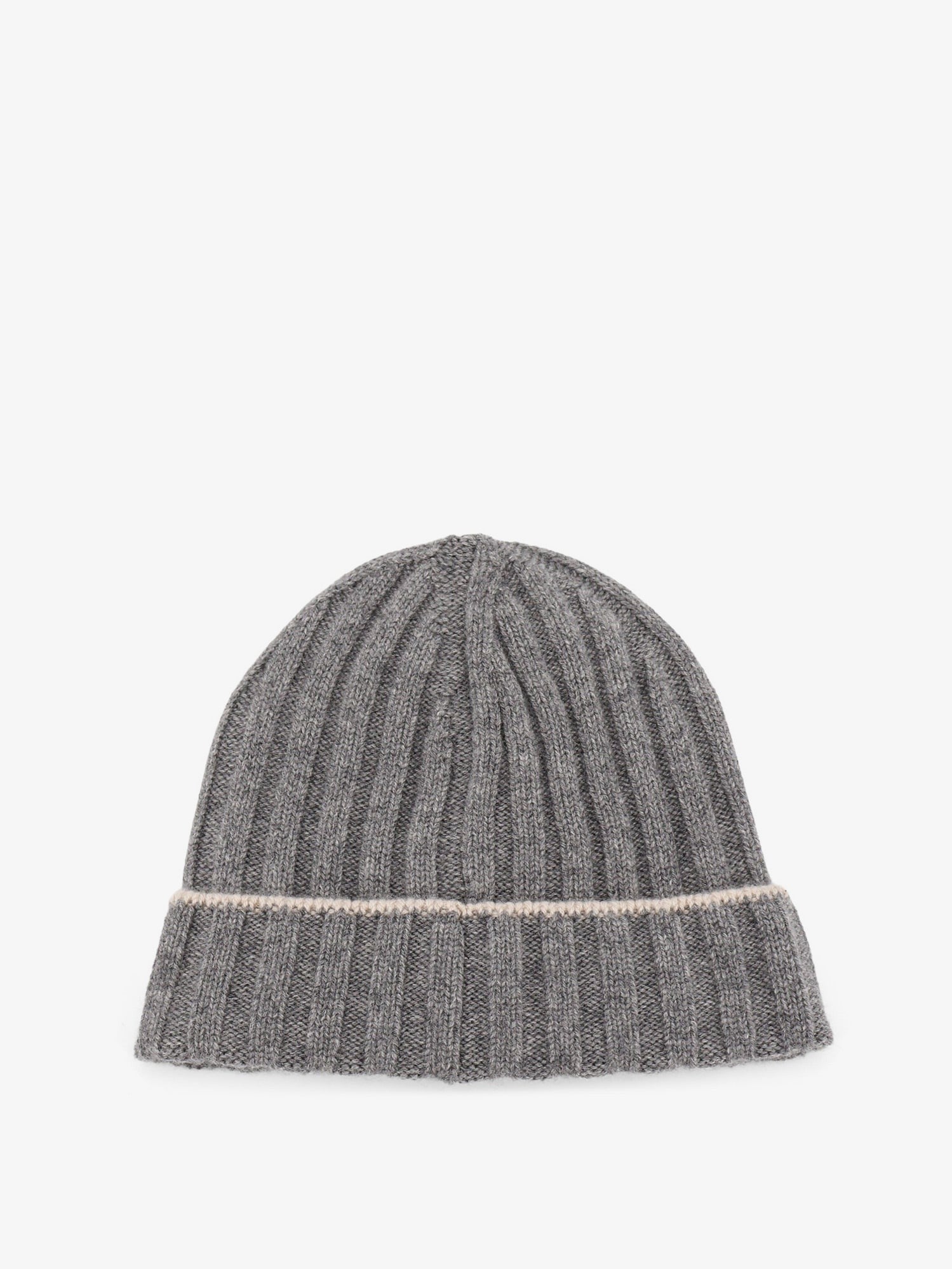 Brunello Cucinelli Men's Cashmere Beanie Grey