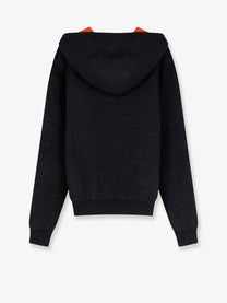 Celine Men's Cashmere Blend Hoodie Grey