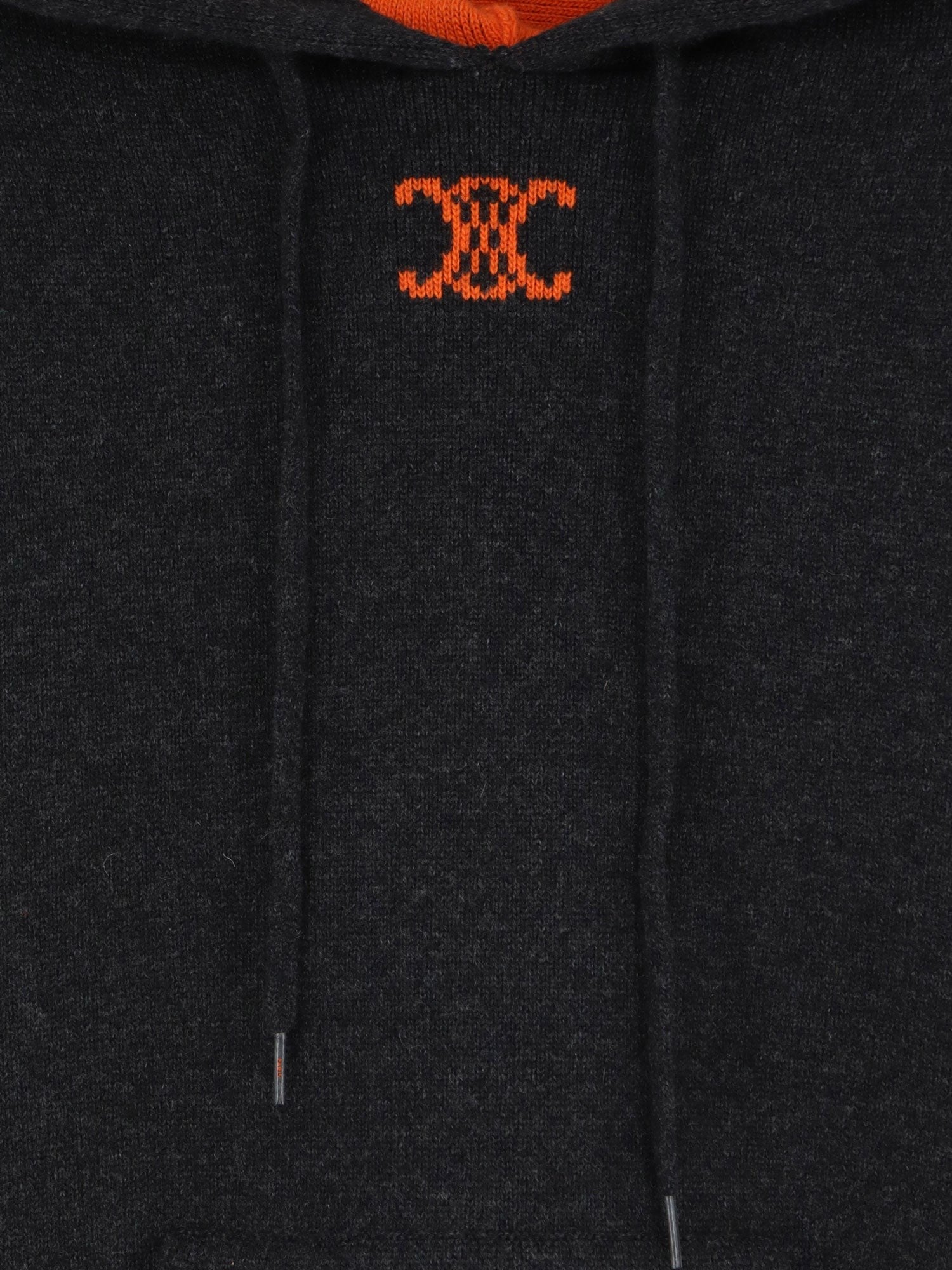 Celine Men's Cashmere Blend Hoodie Grey