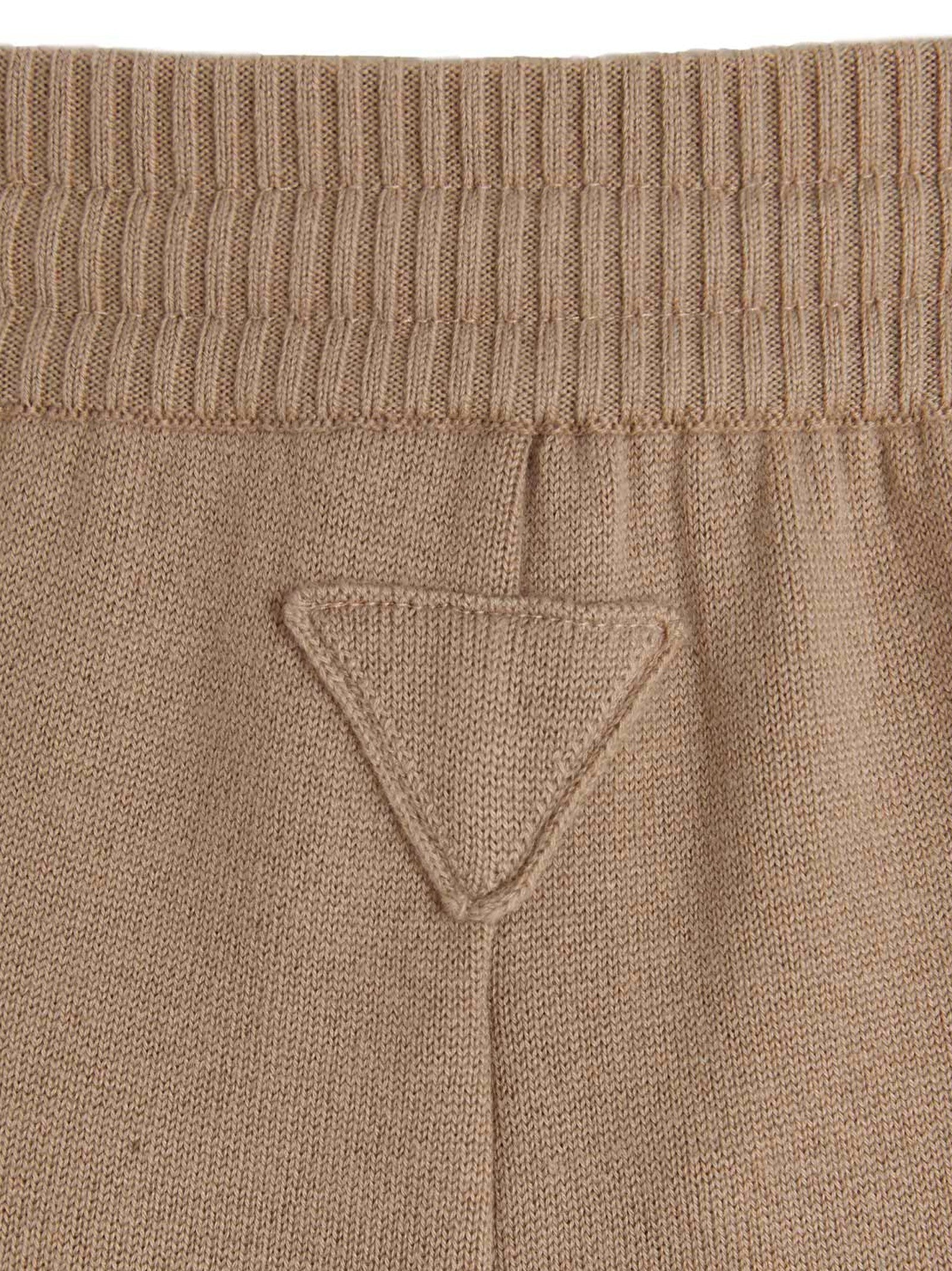 PRADA Cashmere Blend Joggers Beige