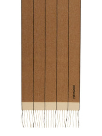 Ferragamo Men's Cashmere Blend Scarf Beige