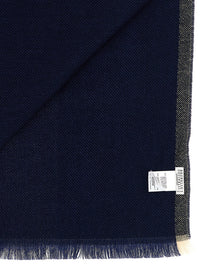 Brunello Cucinelli Men's Wool and Cashmere Scarf Grey