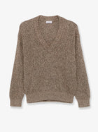 Brunello Cucinelli Women's Cashmere Blend Sweater Brown