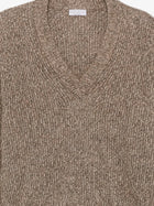 Brunello Cucinelli Women's Cashmere Blend Sweater Brown, view 3