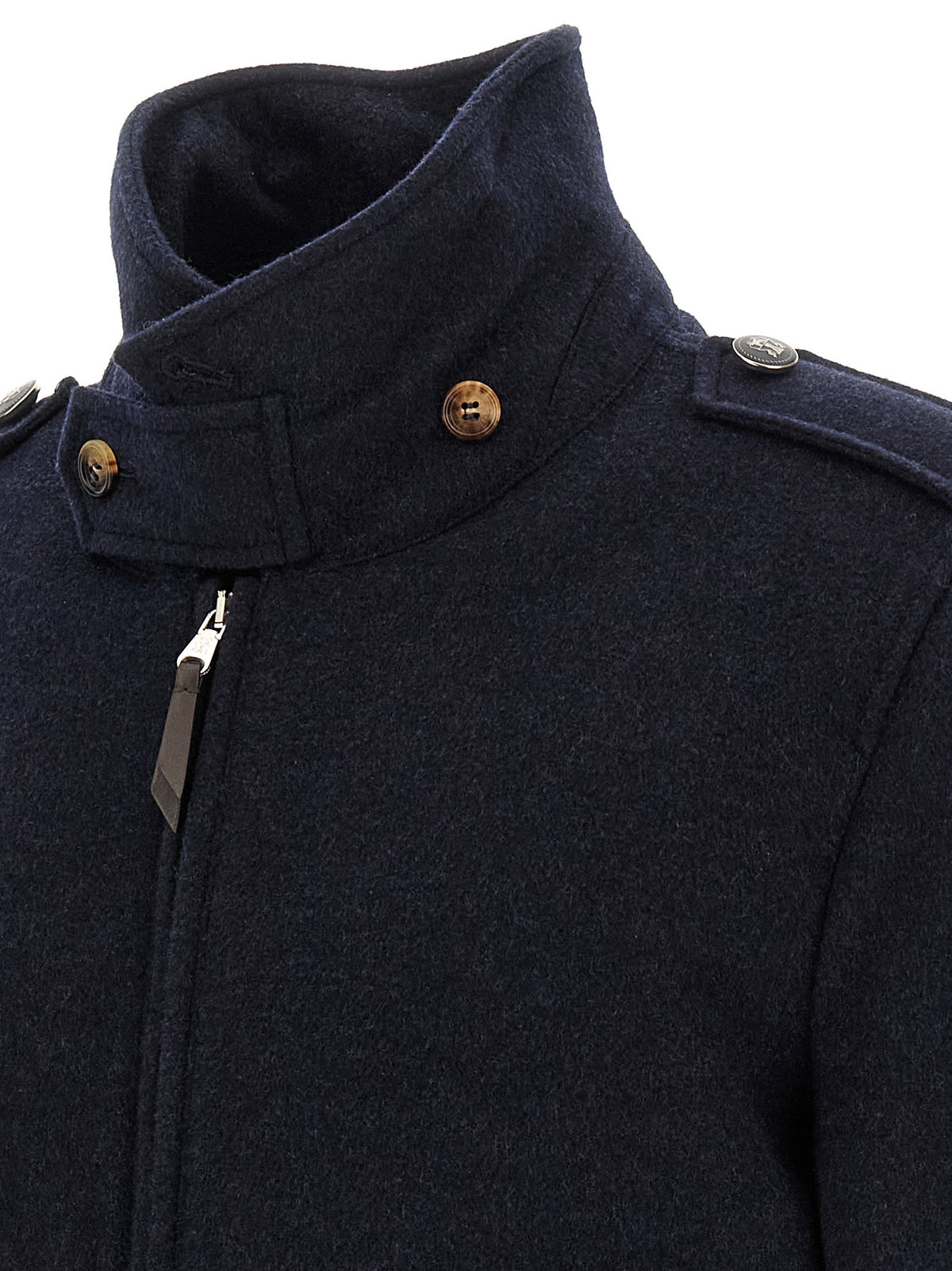 Brunello Cucinelli Cashmere Bomber Beaver Blue, view 5