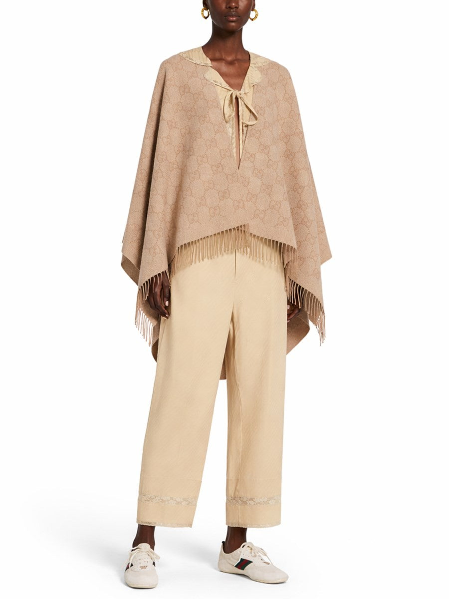 Gucci Women's Cashmere Cape Beige