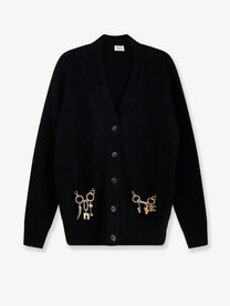 Celine Women's Cashmere Cardigan Black