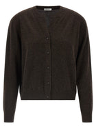 Yves Salomon Cashmere Cardigan Brown
