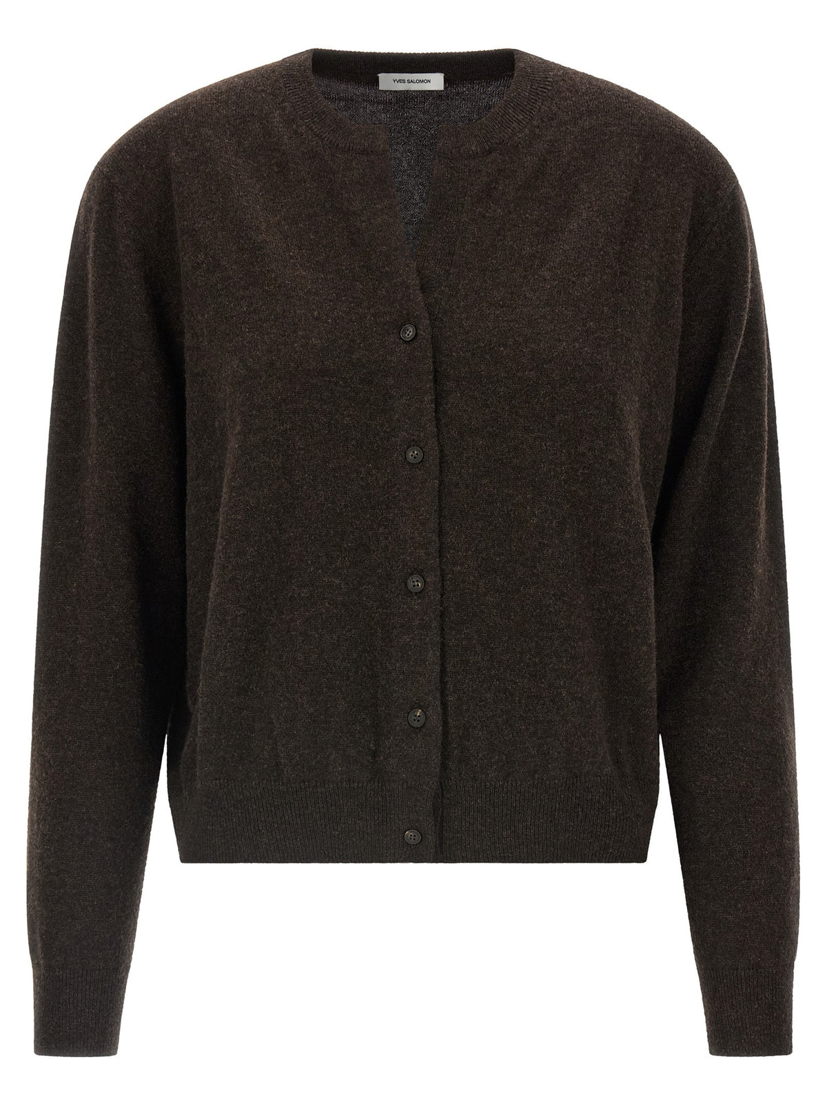Yves Salomon Cashmere Cardigan Brown