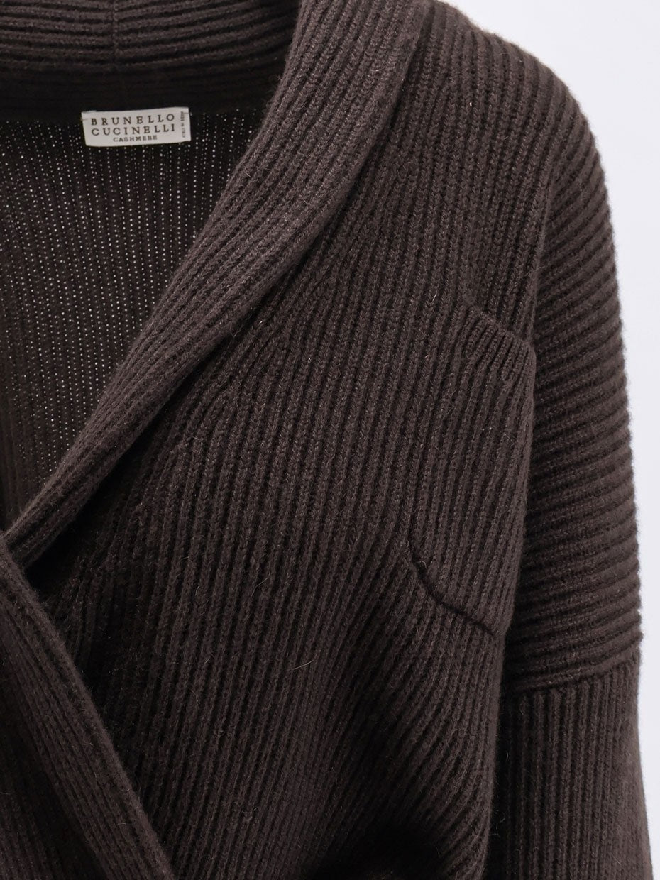 Brunello Cucinelli Women's Cashmere Cardigan Brown