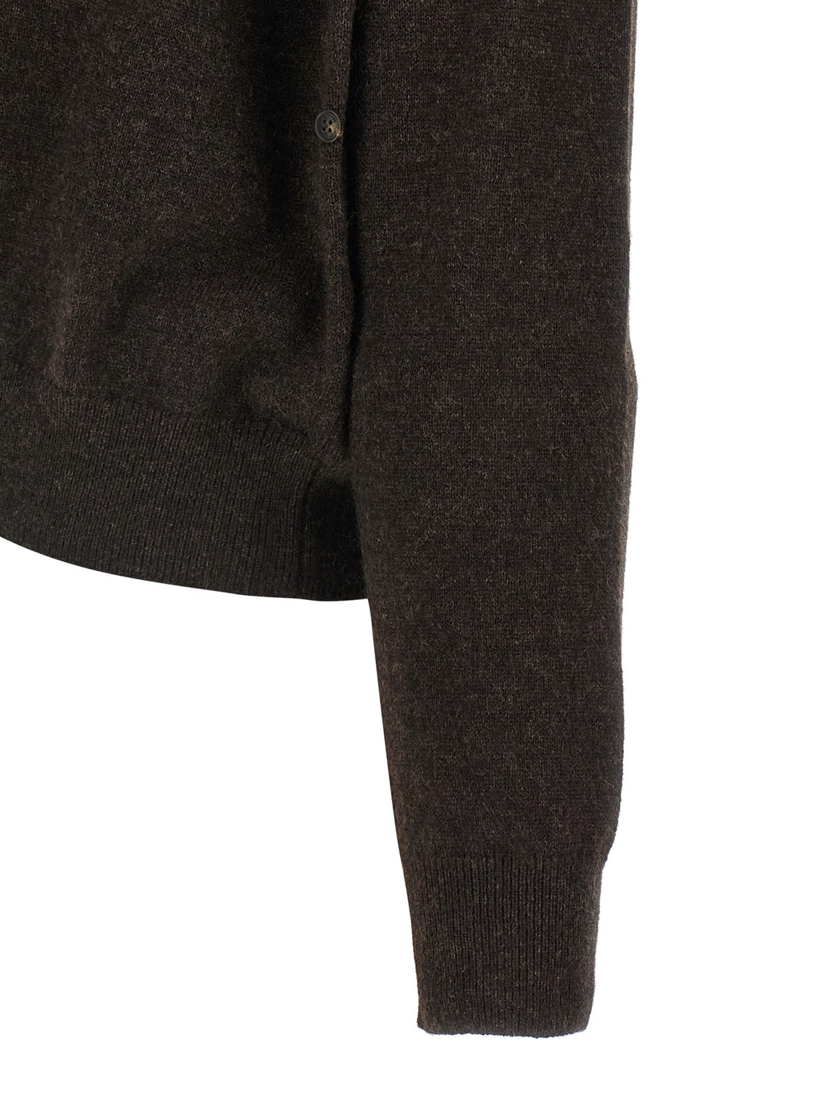 Yves Salomon Cashmere Cardigan Brown, view 4