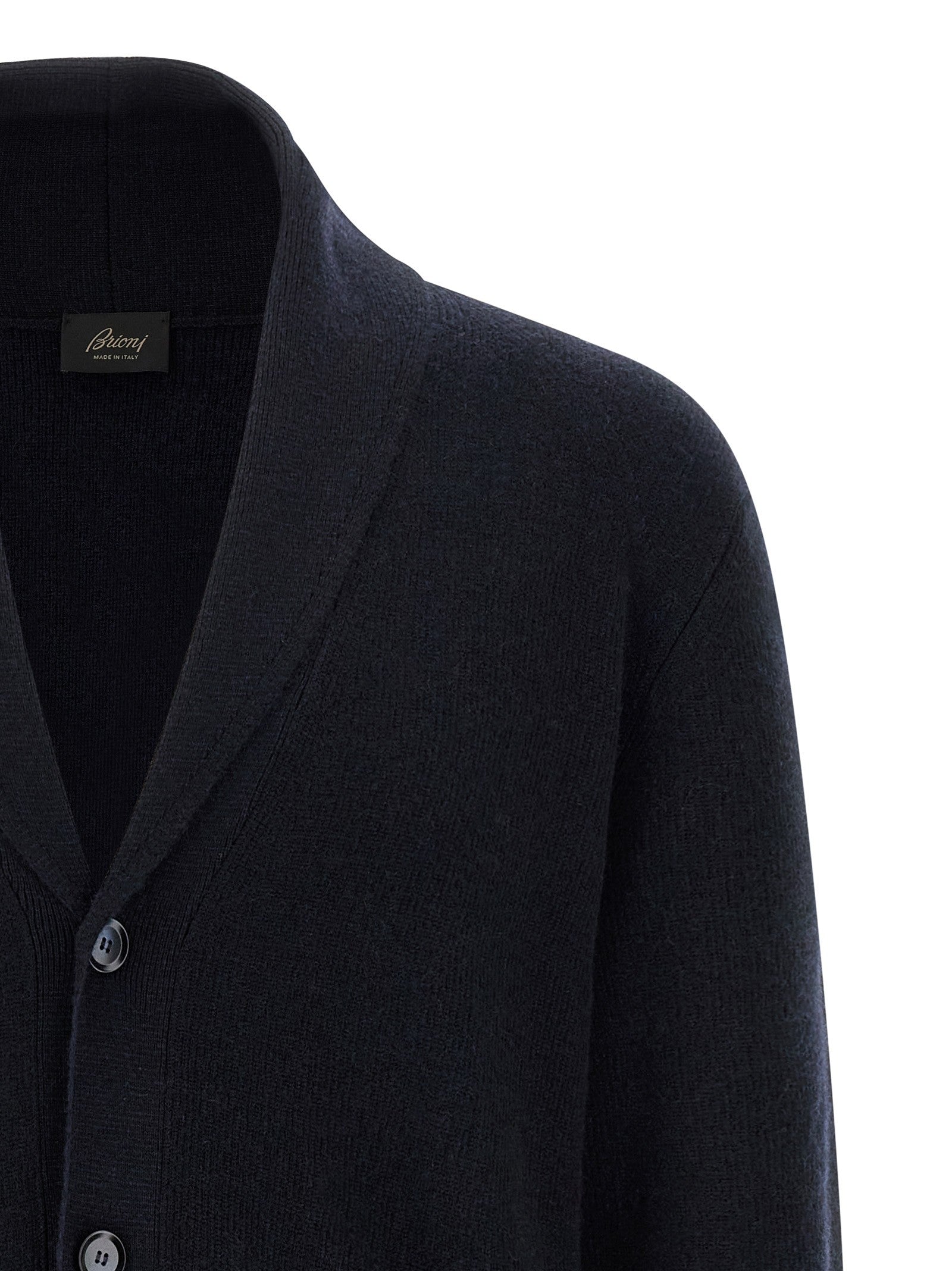 Brioni Cashmere Cardigan Blue