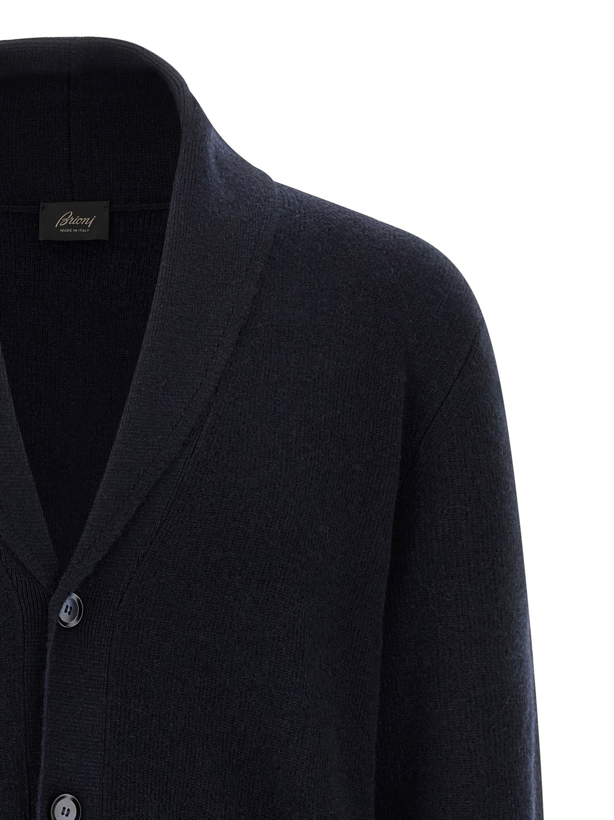 Brioni Cashmere Cardigan Blue, view 3