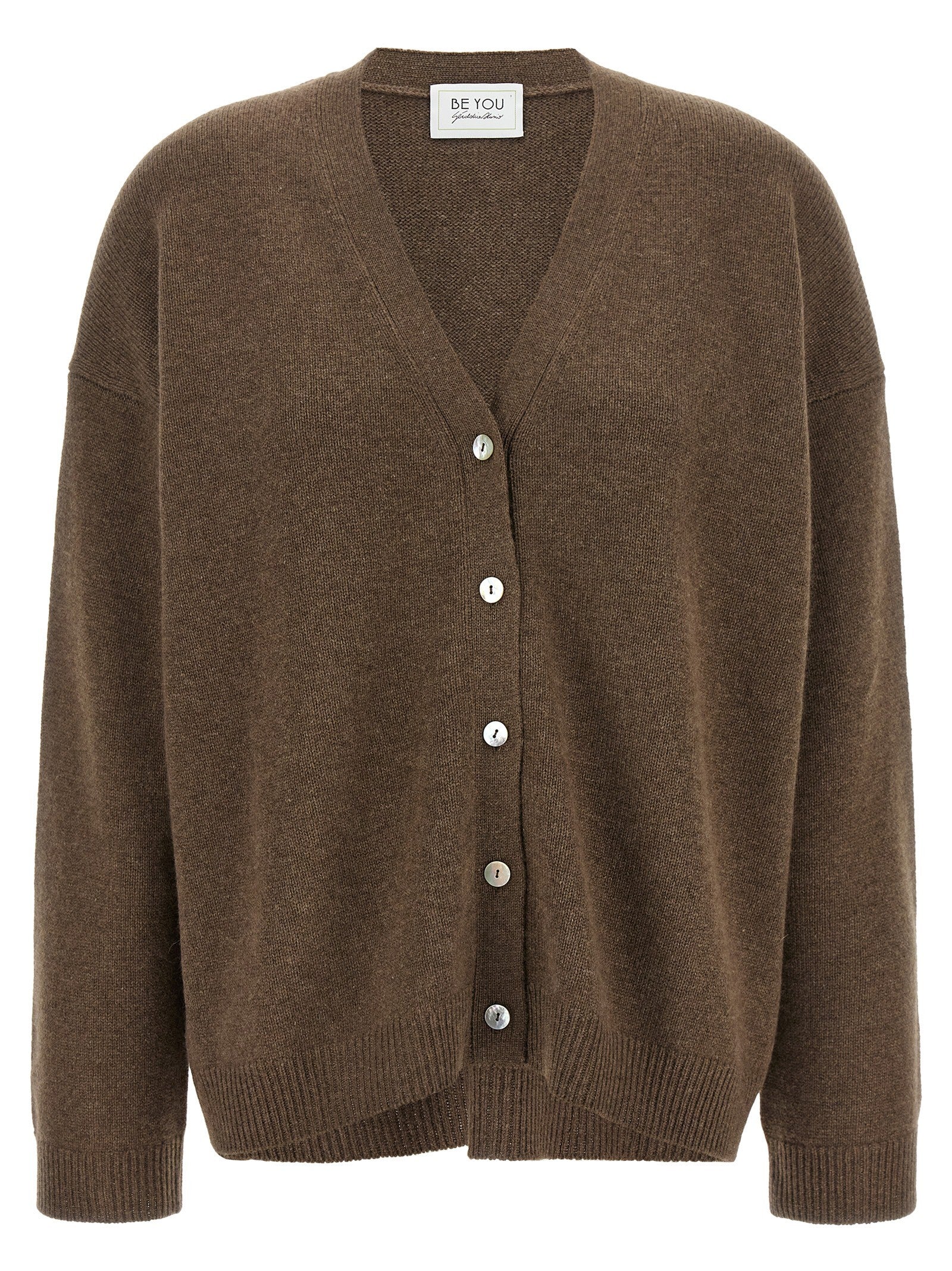 Be You Cashmere Cardigan Brown