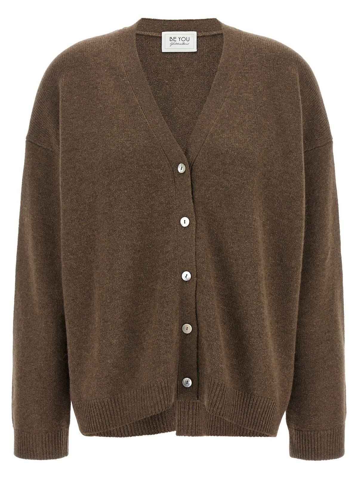 Be You Cashmere Cardigan Brown