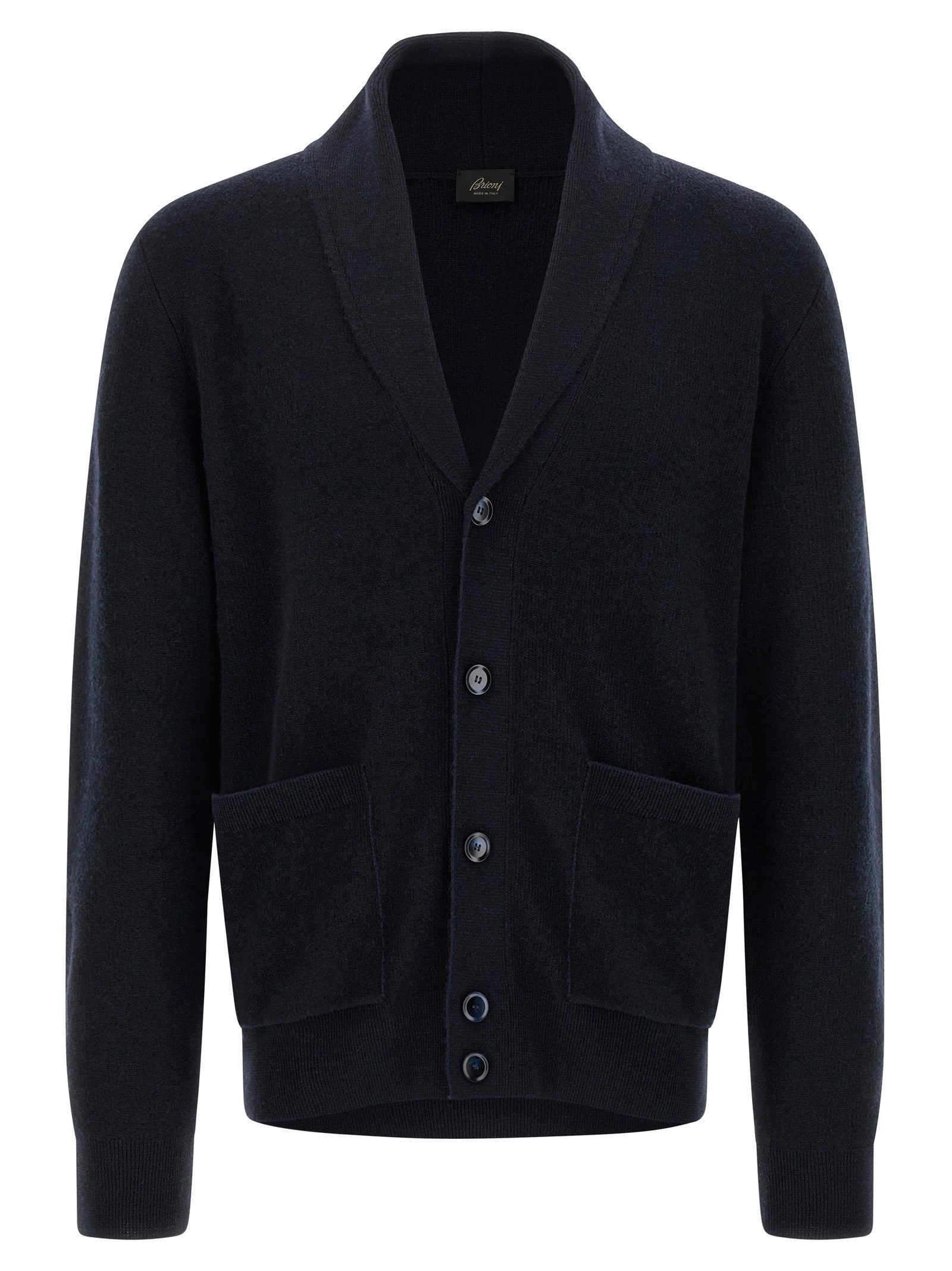 Brioni Cashmere Cardigan Blue